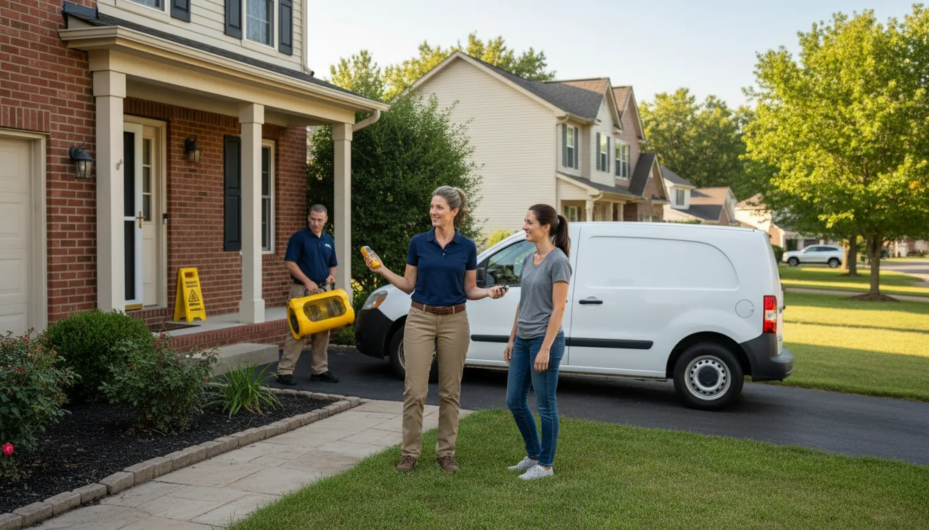 Water restoration image for Mildew Remediation in League City, TX
